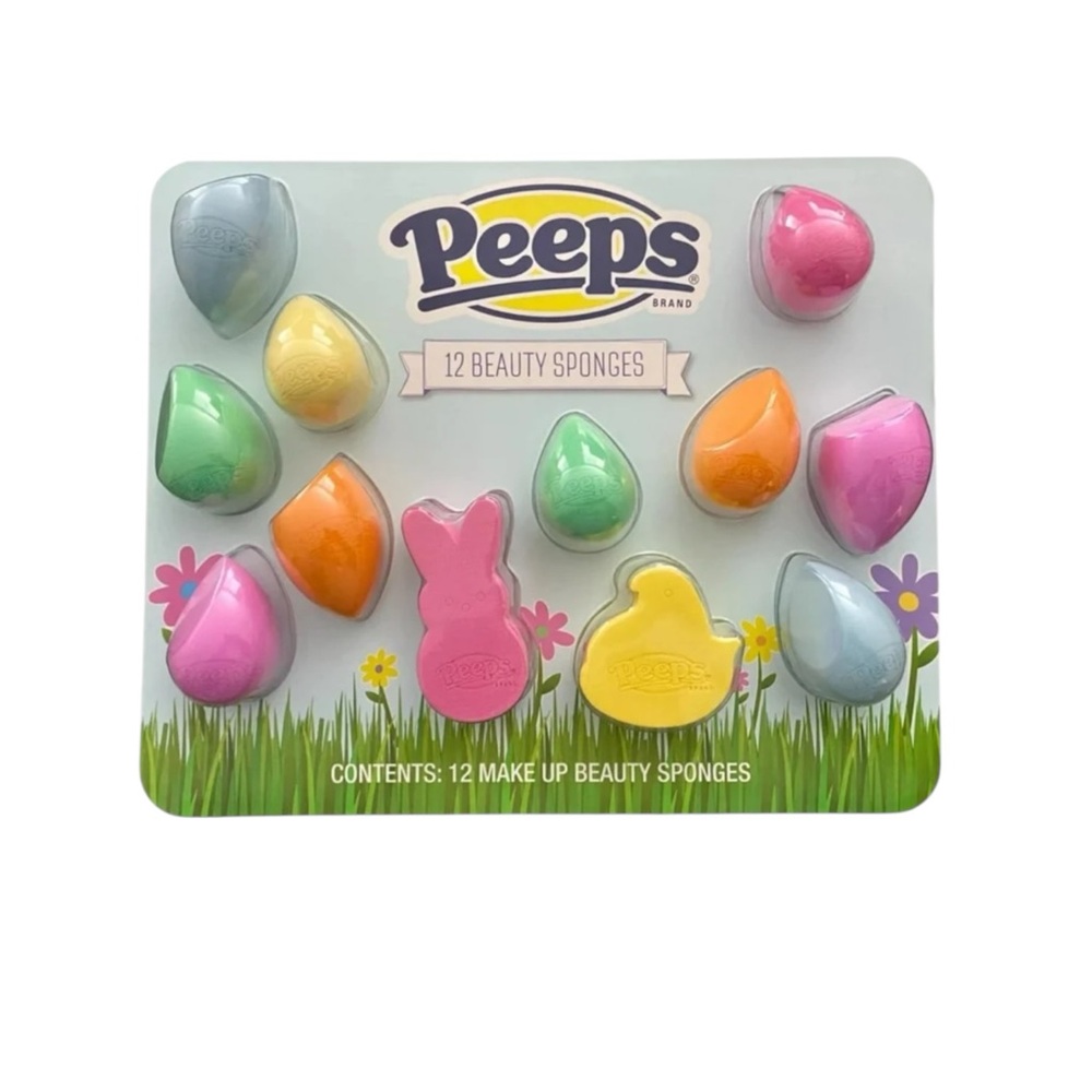 NWT Peeps Beauty Sponge Set (12) Gift‎ Easter Basket Value